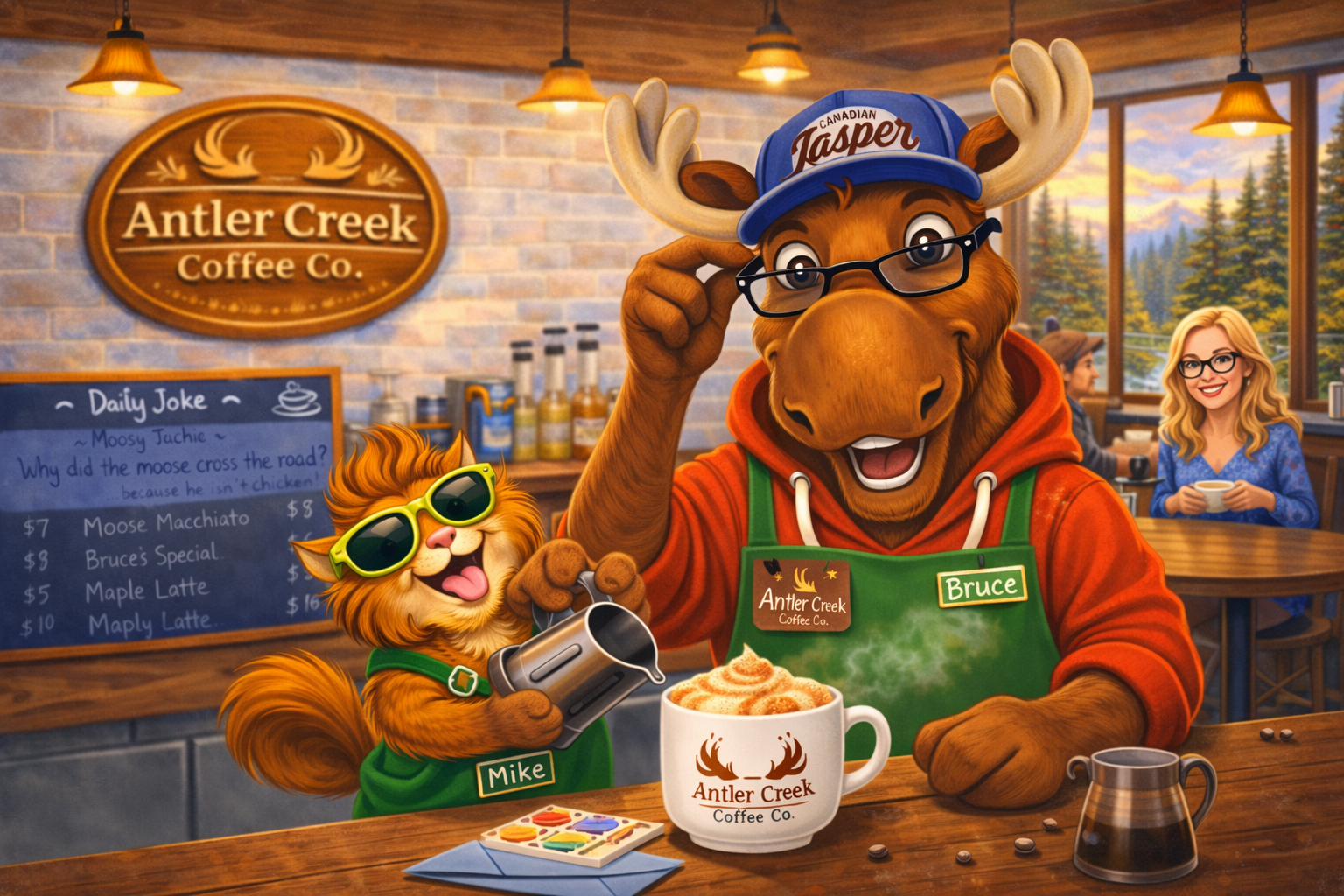 Antler Creek Cafe background